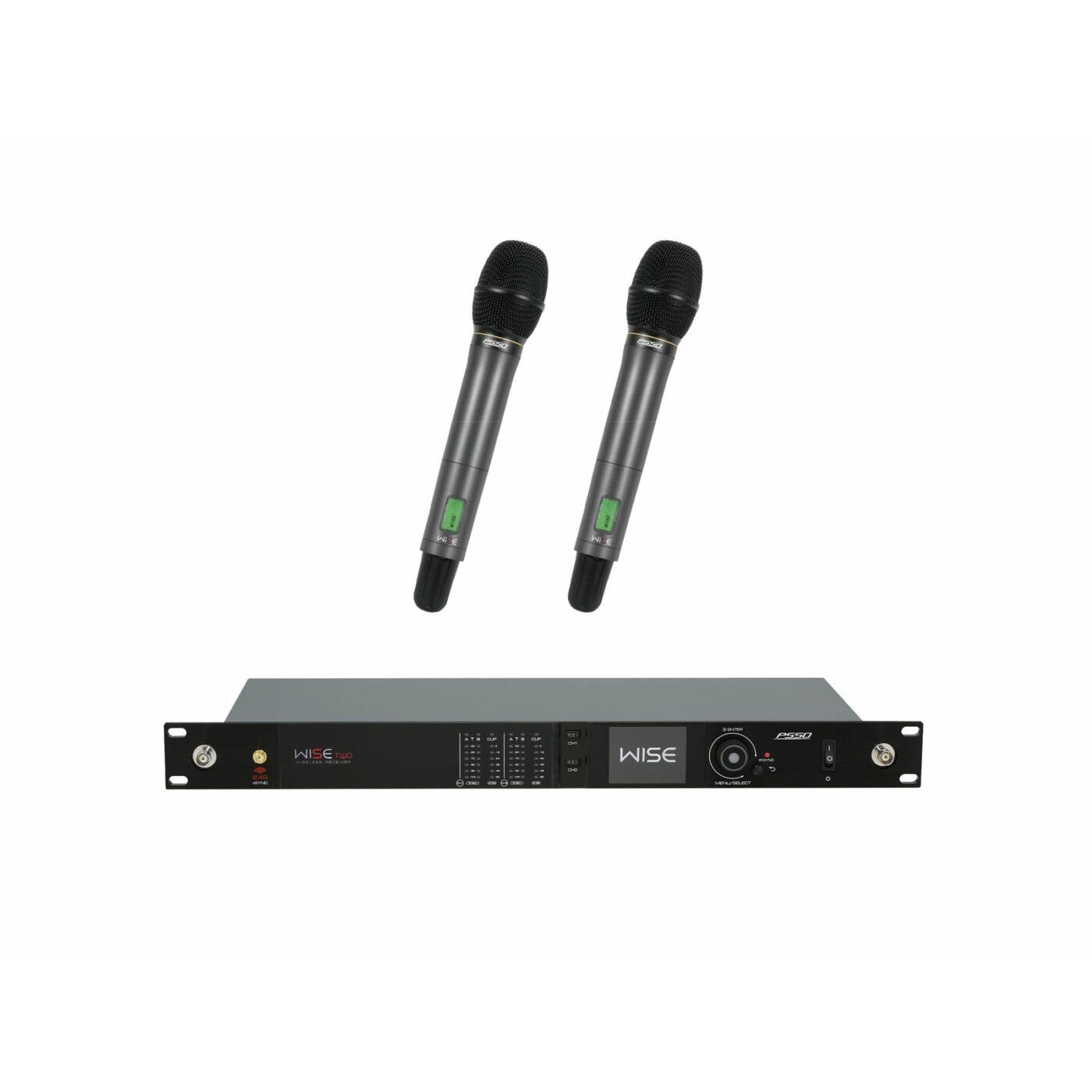 PSSO Set WISE TWO 2x Dyn. wireless microphone 518 548MHz