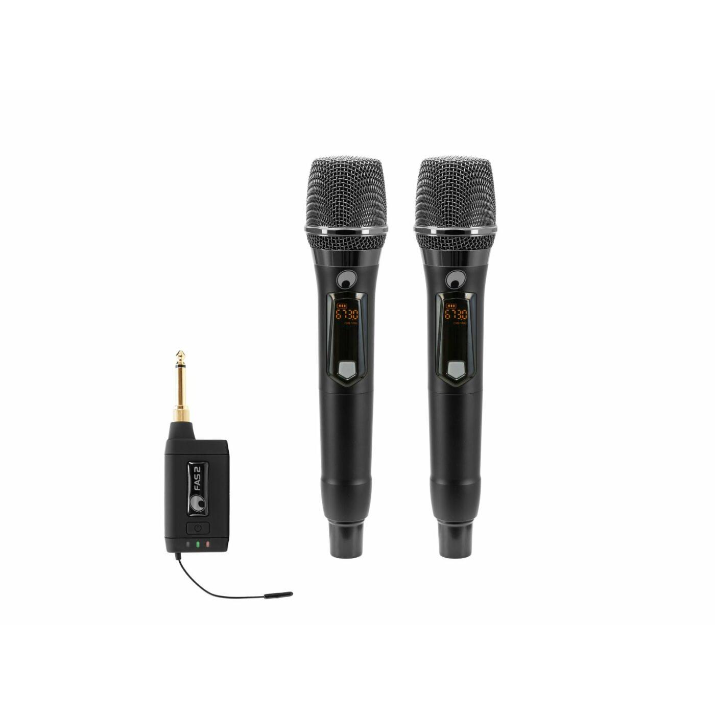 OMNITRONIC Set FAS TWO 2x Dyn. wireless microphone 660 690MHz